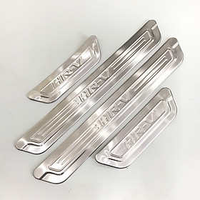 Bộ Ốp bậc, Nẹp bước chân INOX dành cho xe Honda HRV, HR-V