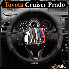 Bọc vô lăng da PU dành cho xe Toyota Land Cruiser Prado cao cấp SPAR - OTOALO