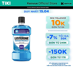 Nước súc miệng ngăn ngừa mảng bám Listerine Tartar Protection 250ml