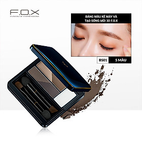 Bảng Màu Kẻ Mày Và Tạo Sống Mũi 3D FOX  Brow & Shadow Compact 6.5g