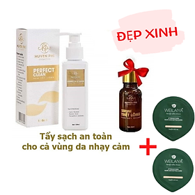 Combo Triệt Lông KEM TẨY LÔNG HUYỀN PHI và SERUM TRIỆT LÔNG VĨNH VIỄN Tặng Kèm Gội (Xả) Mini Weilaiya Ngẫu Nhiên