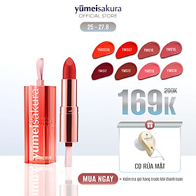 Son thỏi chotto matte yumeisakura lì mịn, siêu dưỡng, chống nắng cho môi căng mượt 3.5g