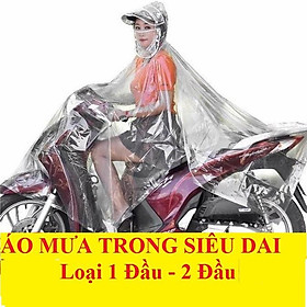 Mua Áo Mưa Trong Siêu Dai 1 Đầu và 2 Đầu Loại 1