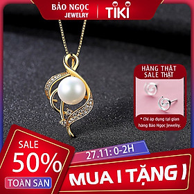 Dây Chuyền Ngọc Trai Cao Cấp DB2337 Cỡ Hạt 7x7 Bảo Ngọc Jewelry
