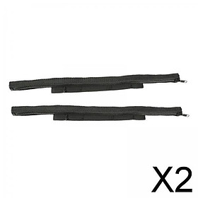2x2 Pieces of Black Door Stop Tapes for Wrangler JK Cable Protection