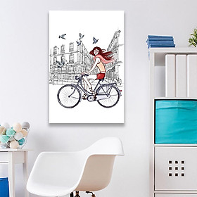 Mua Tranh Canvas cô gái treo phòng ngủ