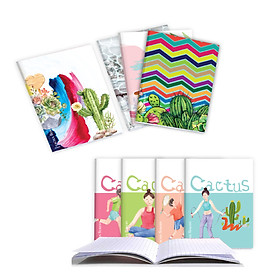 20 cuốn tập chủ đề Cactus, 96 trang ruột 70 kẻ ngang (TAB031c)