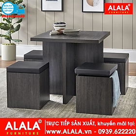 Mua Bộ bàn ăn ALALA940 gỗ HMR chống nước - www.ALALA.vn - 0939.622220