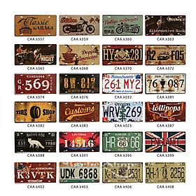 Mua Biển số trang trí tiệm giao màu ngẫu nhiên