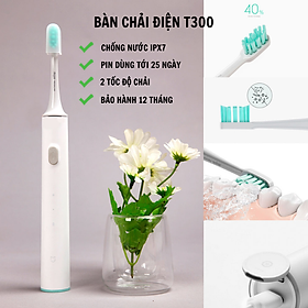 Bàn chải điện Xiaomi Sothing T300, chống nước IPX7, Pin dùng tới 25 ngày