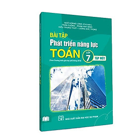 Sách - Bài tập phát triển năng lực Toán lớp 7 - tập 1 (Cánh diều PB1 )