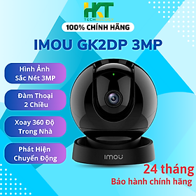 Camera REX 2D IMOU GK2DP Độ Nét 2K-3MP Xoay 360, Đàm Thoại 2 Chiều - Hàng chính hãng