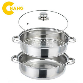 Mua Nồi Xửng Hấp Inox 2 Tầng Đa Năng Cao Cấp Tiện Dụng