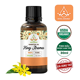 Tinh Dầu Thiên Nhiên Ngọc Lan Tây KING AROMA mẫu thử 30ml/ 100ml - Tinh Dầu Nguyên Chất Xông Thơm Phòng/ Thư Giãn Tinh Thần/ Thích Hợp Dùng Với Đèn Xông và Máy Khuếch Tán