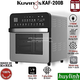 Mua Nồi chiên không dầu Hàn Quốc Kuvings KAF-200B - 14.5 lít - 11 menu - Hàng chính hãng