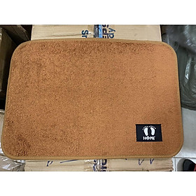 Mua THẢM LAU CHÂN LÔNG CỪU HÌNH BÀN CHÂN SIÊU THẤM NƯỚC - SIÊU MỀM MƯỢT CHỐNG TRƠN TRƯỢT KT: 40x60cm