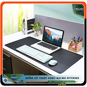 Mua Lót Chuột ASWEI MXL800 EXTENDED 80x40 - Pad Chuột ASWEI Chất Liệu Da PU Cao Cấp  - Miếng Lót Chuột ASWEI Sử Dụng 2 Mặt Tiện Lợi - Lót Chuột Cỡ Lớn Mềm Mại - Tấm Lót Chuột Chống Nhăn  Không Thấm Nước - Hàng Chính Hãng