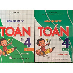 Sách - Combo Hướng Dẫn Học Tốt Toán Lớp 4 - Tập 1 + 2 (Bám Sát SGK Cánh Diều) (HA-MK)