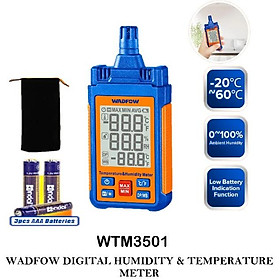 Mua MÁY ĐO NHIỆT ĐỘ VÀ ĐỘ ẨM KỸ THUẬT SỐ WADFOW WTM3501 - HÀNG CHÍNH HÃNG