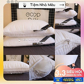 Mua Cặp Ruột Gối  50x70cm-Tiệm Nhà MêuHàng Cao Cấp Bông Tổng Hợp Tự Nhiên Hoạ Tiết THÊU REN DUBAI ARMANI