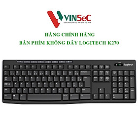 Bàn Phím Không Dây Logitech K270 - Hàng Chính Hãng