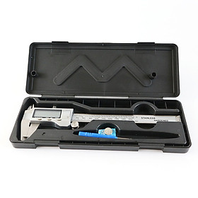 Mua Thước kẹp điện tử bằng thép không gỉ 150mm hàng hộp kèm pin và tua vít