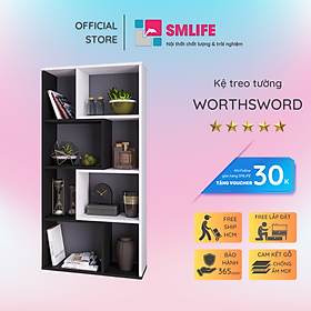 Mua Kệ gỗ treo tường trang trí hiện đại SMLIFE Worthsword