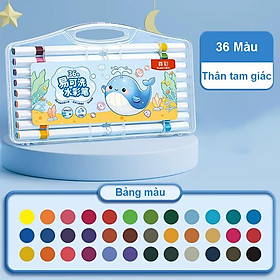 Hộp 36 Bút Lông Màu Nước Rửa Được - Truecolor ZCW-1615-36
