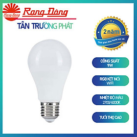 Mua Bóng đèn LED Bulb RGB kết nối wifi Rạng Đông Model: A60.RGB.WF/9W