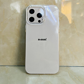 Ốp lưng trong suốt cho iPhone 15 Pro Max Memumi không ố vàng- hàng chính hãng