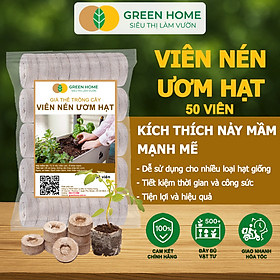 Mua Viên Nén Xơ Dừa Greenhome  Ươm Hạt Giống  Ươm Cây Con Tiện Lợi  Đầy Đủ Dinh Dưỡng  Cây Phát Triển Nhanh