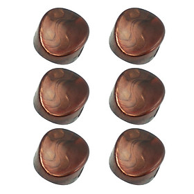 3-5pack 6pcs  Pegs  Machine Heads Replacement Knobs Coffee