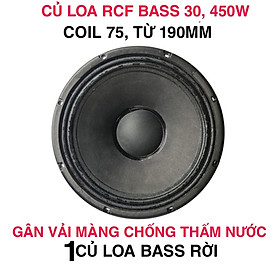 Mua CỦ LOA BASS 30 RCF TỪ 190 COIL 76 CAO TỪ BẰNG GÂN VẢI 2 XẾP - GIÁ 1 CHIẾC