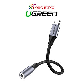 Cổng chuyển đổi Ugreen USB-C to 3.5mm Headset Adapter AV142 - Hàng chính hãng