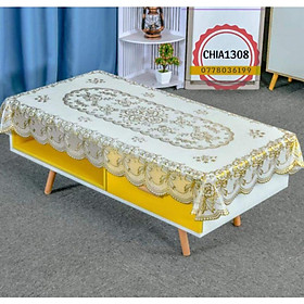 Mua KHĂN TRẢI BÀN PHÒNG KHÁCH KÍCH CỠ RỘNG 90cm  DÀI 150cm  KHĂN TRẢI BÀN NHỰA PVC chống thấm nước( sỉ ib)