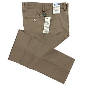 Viettien - Quần kaki nam màu nâu sáng 0ly 6P6070 regular