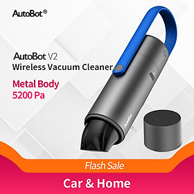 AutoBot V2 Portable Cordless Vacuum Cleaner HEPA Filtration Strong Suction 5200 Pa for Car Home Office
