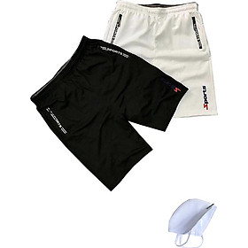 >> SO SÁNH GIÁ QUẦN THỂ THAO LAI BẦU NAM QUẦN SHORT TẬP GYM NAM NGẮN, NHIỀU MÀU THUN LẠNH THỂ THAO CAO CẤP THOÁNG KHÍ | Shopee Lazada Sendo Tiki | Nên mua ở đâu rẻ nhất 128 Combo 2 Quần shorts thể thao nam dạng sọt sport đùi chất thun lạnh 4 chiều cao cấp phù hợp tập gym hay mặc nhà màu trắng và đen DUI-P101 - tặng 1 khẩu trang chống nắng