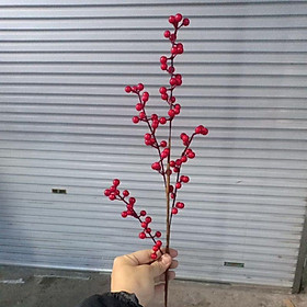 Mua CÀNH ĐÀO ĐÔNG ĐỎ CAO CẤP HÀNG LOẠI 1 KHÔNG DÍNH QUẢ -HOA GIẢ