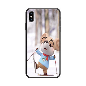 Ốp lưng TPU viền dẻo cho điện thoại IPHONE XS MAX Hình Chuột Tết 2020 - Mẫu 21