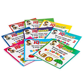 Bộ Sách IQ Book! - Bé Học Tiếng Anh & Phát Triển IQ (9 Quyển)