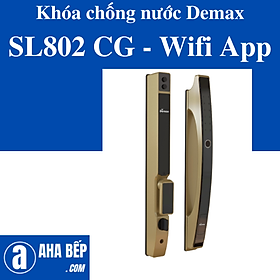 Mua Khóa cửa chống nước Demax SL802 CG - Wifi App. Hàng Chính Hãng