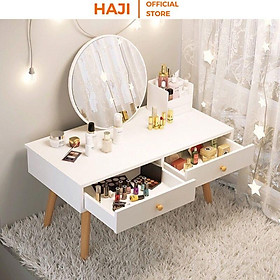 Mua Bàn trang điểm ngồi bệt có gương sang trọng Bàn phấn mini có ngăn kéo lưu trữ vật dụng gọn gàng A140
