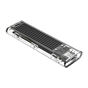 Mua Hộp đựng ổ cứng M2 SATA (B-KEY) sang Type-C ORICO - TCM2F-C3-BK – Hàng Chính Hãng