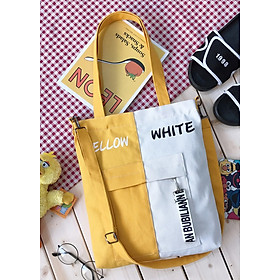 TÚI TOTE ĐEO CHÉO LIVING PHỐI 2 MÀU P1180