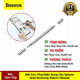 Bút Cảm Ứng Điện Dung Dành Cho Điện Thoại Cảm Ứng Samsung Xiaomi Huawei - Hàng Chính Hãng Baseus