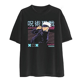 Áo Thun Jujutsu Kaisen unisex nam nữ tay ngắn cổ tròn, áo phông mẫu mới đẹp