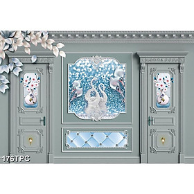 Tranh Dán Tường 3D Phào Chỉ - Có Sẵn Keo - TPC176