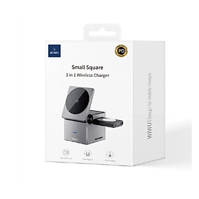 Mua Dock Sạc Không Dây Wi WU Small Square 3 in 1 Wi-W030 - Hàng Chính Hãng