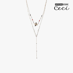 CECI - Dây chuyền nữ dạng chuỗi xích hai tầng thanh lịch CC4-02000119